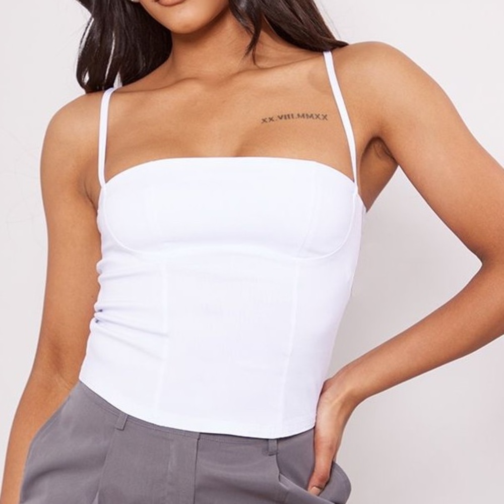 Pretty little thing white top